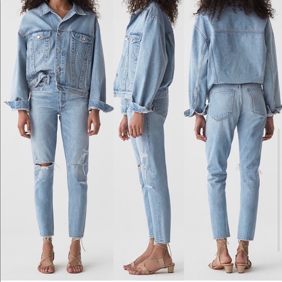 AGOLDE Jamie High Rise in Shakedown NWT 24 - Picture 4 of 14